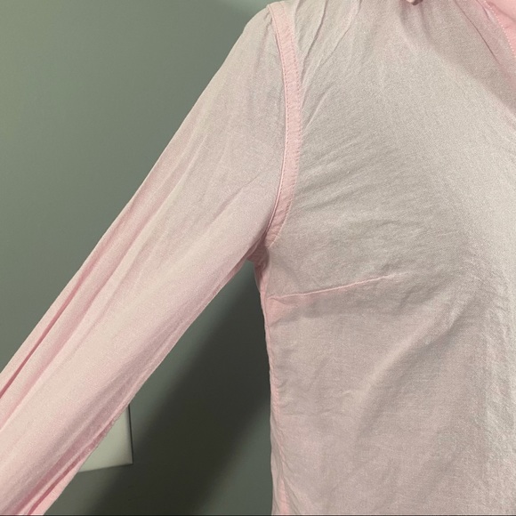NWOT Old Navy Pink Boyfriend Fit Button Down Shirt - Picture 4 of 12
